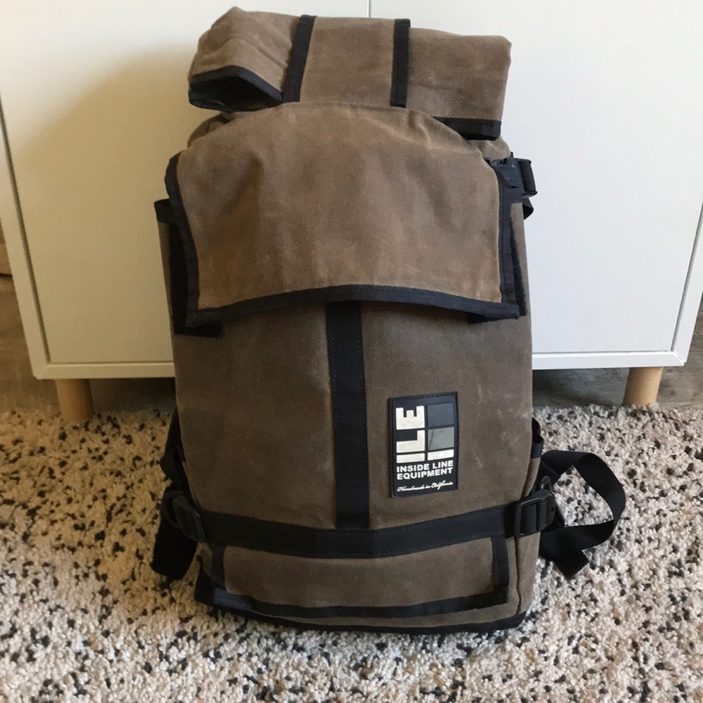 Inside Line Equipment Wax Canvas Backpack